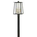 Three Light Outdoor Post Top/ Pier Mount In Transitional-Craftsman Style 11.25 Inches Wide By 20.75 Inches High-Buckeye Bronze Finish-Led Lamping