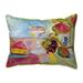 Betsy Drake SN104 11 x 14 in. Wine & Cheese Small Indoor & Outdoor Pillow