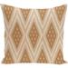 Simply Daisy 16 x 16 Diamond & Dots Polyester Indoor/Outdoor Pillow Brown (1 count)