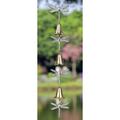 Ebros Verdi Green Cottage Garden 4 Dragonflies With Bells Aluminum Wind Chime