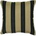 Sorra Home Cocoa/Black 22-inch Indoor/Outdoor Pillows Sunbrella Fabric (Set of 2)