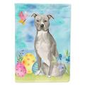 Carolines Treasures BB9605GF Staffordshire Bull Terrier Easter Flag Garden Size Small multicolor