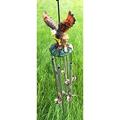 American Bald Eagle With Open Wings Patriotic Bird Resonant Relaxing Wind Chime Patio Garden Decor