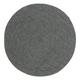 nuLOOM Wynn Braided Indoor/Outdoor Area Rug 5 Round Charcoal