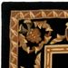 Safavieh Handmade Naples Hanan Traditional Oriental Wool Rug Black Monogram L 5 x 8 5 x 8 Rectangle