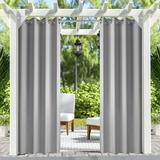 Pro Space 50 x 108 Indoor/Outdoor Curtains Grommet Curtain (1 panel - Gray)