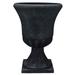 Southern Patio EB-029816 Winston 16 Inch Diameter Resin Outdoor Planter Black