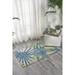 Nourison Home & Garden Indoor/Outdoor Blue 2 3 x 3 9 Area Rug (2x4)