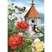 Home Sweet Birdhouse Spring Garden Flag Floral 12.5 x 18 Briarwood Lane