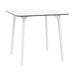 Compamia Maya 31 Square Patio Dining Table in White