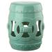 Safavieh Double Coin Indoor/Outdoor Garden Patio Stool Light Blue