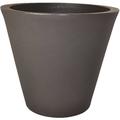 Tusco 24 in. Cosmopolitan Round Planter Espresso