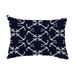 Simply Daisy 14 x 20 Anchor s Up Navy Blue Decorative Nautical Outdoor Pillow