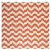 Safavieh Courtyard Bailey Chevron Indoor/Outdoor Runner Rug 2 3 x 8 Terracotta/Beige