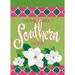 Magnolia Garden Flags M010038 13 x 18 in. Home Sweet Home Souther House Burlap Garden Flag