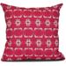 Simply Daisy Summer Picnic Geometric Print Outdoor Pillow