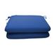 Sunbrella 18 x 18 Seat Pad 2 Pack - Canvas True Blue