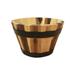 Avera Home Goods 11.5 x 7 in. Wood Barrel Wood Planter