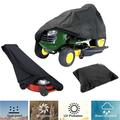 IClover Lawn Mower Cover Waterproof Heavy Duty Durable UV Resistant Push Lawn Mower Covers with Drawstring Storage Bag for Universal Yard Machine Hand Weeder Small Size