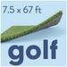 AllGreen Golf 7.5 x 67 FT Artificial Grass for Golf Putts Indoor/Outdoor Area Rug