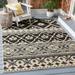 SAFAVIEH Veranda Dogon Southwestern Indoor/Outdoor Area Rug 9 x 12 Black/Beige