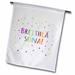 3dRose Breithlá¡“ona - Happy Birthday in Gaelic Irish colorful rainbow text - Garden Flag 12 by 18-inch