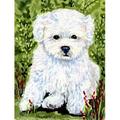 11 x 15 In. Bichon Frise Flag Garden Size