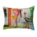 Betsy Drake Interiors Pelican Indoor/Outdoor Lumbar Pillow
