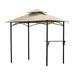 Garden Winds Bamboo Look BBQ Gazebo Replacement Canopy Top with RipLock Technology