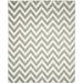 SAFAVIEH Amherst Peronal Zigzag Area Rug Dark Grey/Beige 6 x 9