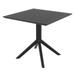 Sky Square Dining Table Black Belen Kox