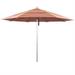 California Umbrella Venture 11 Silver Market Umbrella in Dolce Mango