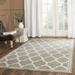 SAFAVIEH Amherst Wendy Geometric Area Rug Dark Grey/Beige 8 x 10