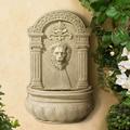 John Timberland Lion Face Rustic Outdoor Wall Water Fountain 31 Regal for Yard Garden Patio Home Deck Porch House Exterior Balcony Roof Relaxation