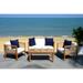 Safavieh Alda 4 Piece Outdoor Set with Accent Pillows