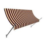 Awntech NO43-US-8BT 8.38 ft. New Orleans Awning Burgundy & Tan - 56 x 32 in.