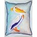 Betsy Drake HJ177 King Pelican Large Indoor & Outdoor Pillow 16 x 20