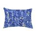 Simply Daisy 14 x 20 Flower Bell Blue Floral Decorative Outdoor Pillow