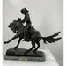 COWBOY American Bronze Handmade Sculpture by Frederic Remington regular size 25 H x 22 L x 9.5 W