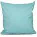 Simply Daisy 16 x 16 Solid Decorative Outdoor Pillow Aqua Blue Aqua