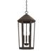 Capital Lighting - Ellsworth - 3 Light Outdoor Hanging Lantern 12.5 high by 26