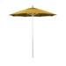 California Umbrella Venture 7.5 Silver Market Umbrella in Yellow