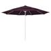 California Umbrella Venture 11 White Market Umbrella in Purple