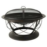 Pleasant Hearth OFW717RC Palmetto Wood Fire Pit Outdoor