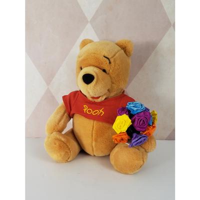 Disney Toys | Disney | Winnie The Pooh Plush | Color: Brown/Red | Size: Os
