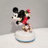 Disney Other | Mickey Mouse & Thumper Skaters Waltz Music Box | Color: Red/White | Size: Os