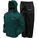 Frogg Toggs Men s Classic All-Sport Rain Suit | Dark Green / Black Pants | Size LG