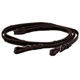 Exselle AERE1712BK48 Woven Rubber Grip Reins Buckle End Size 48 - Black