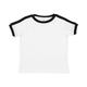 Toddler Retro Ringer T-Shirt - WHITE/BLACK - 3T