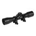 TruGlo Scope 4X32 Crossbow Black w/Rings